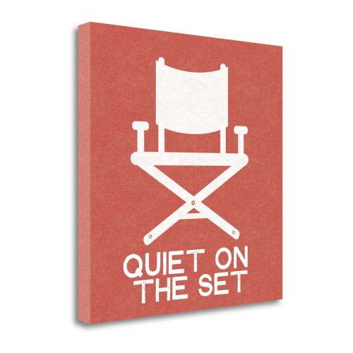 Quiet 2 Wrapped Canvas Print Living Room Wall Art
