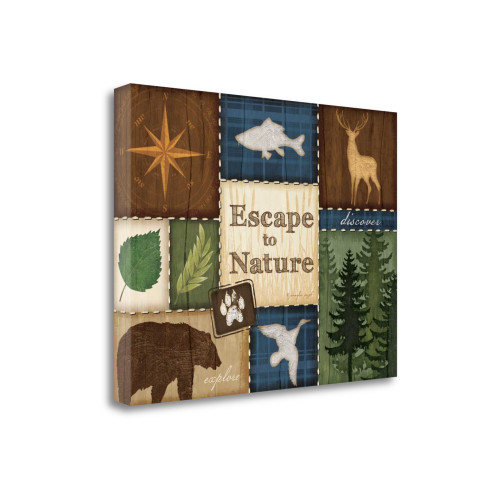 Escape To Nature 1 Wrapped Canvas Print Living Room Wall Art