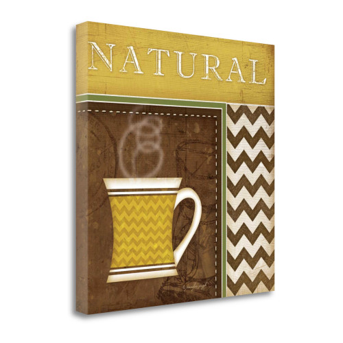 Natural Organic Coffee 1 Wrapped Canvas Print Living Room Wall Art