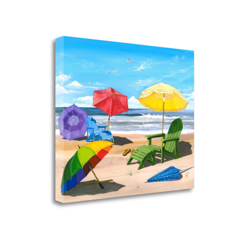 Sun Screen 3 Wrapped Canvas Print Living Room Wall Art