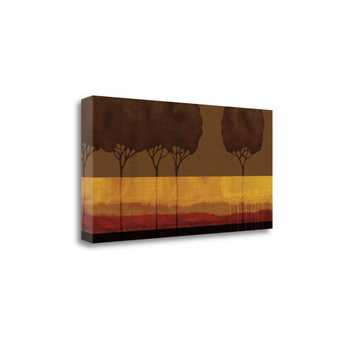 Autumn Silhouettes I Wrapped Canvas Print Living Room Wall Art
