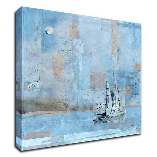 Sailboat No. 1 Wrapped Canvas Print Wall Art