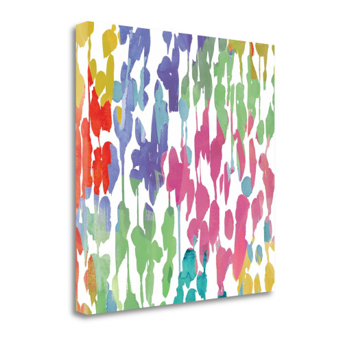 Splashes Of Color II Wrapped Canvas Print Living Room Wall Art