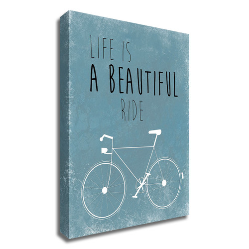 "A Beautiful Ride" Wrapped Canvas Print Wall Art