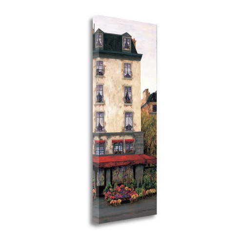 Flowers On The Boulevard II Wrapped Canvas Print Living Room Wall Art