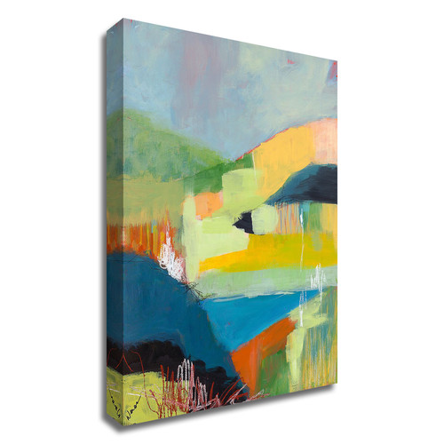 "Coastal Hills" Wrapped Canvas Print Wall Art