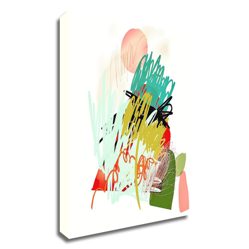 Happy Hills Wrapped Canvas Print Wall Art