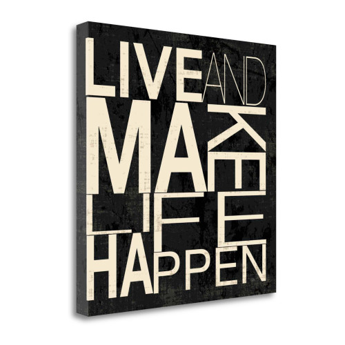 Good Words II Wrapped Canvas Print Living Room Wall Art