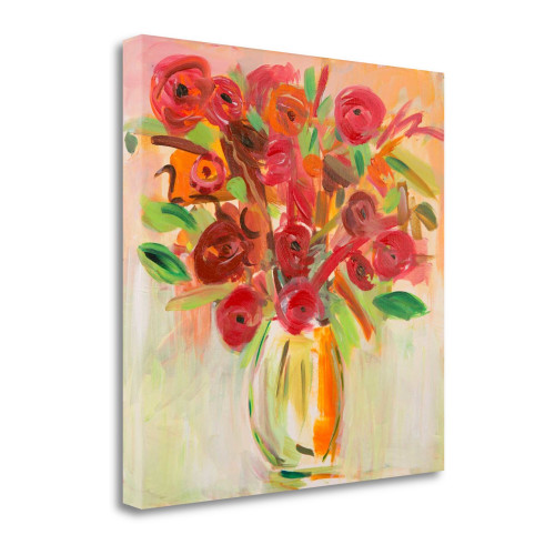 Floral Afternoon 2 Wrapped Canvas Print Wall Art