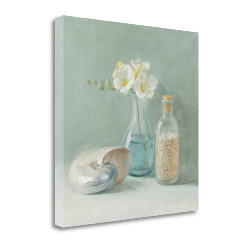 Freesia Spa Wrapped Canvas Print Living Room Wall Art