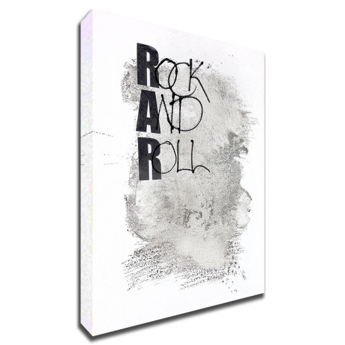 Rock And Roll Wrapped Canvas Print Wall Art