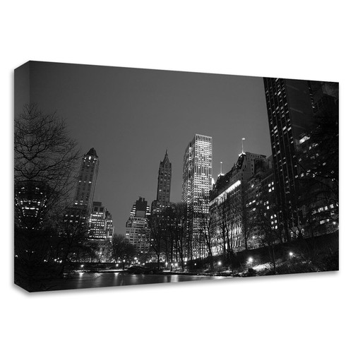 "Central Park View" Wrapped Canvas Print Wall Art