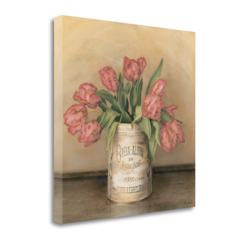 Royal Tulips 5 Wrapped Canvas Print Living Room Wall Art
