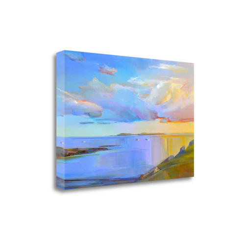 Summer Cove 4 Wrapped Canvas Print Living Room Wall Art