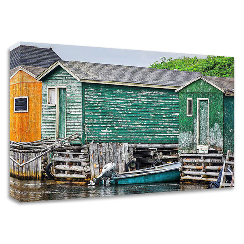 "Weathered" Wrapped Canvas Print Wall Art