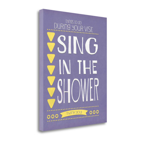 Sing 3 Wrapped Canvas Print Wall Art