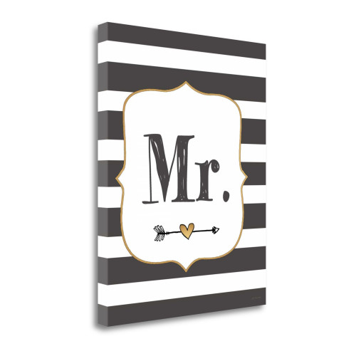 Mr Wrapped Canvas Print Living Room Wall Art