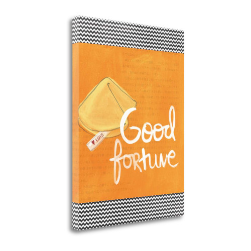Good Fortune 1 Wrapped Canvas Print Living Room Wall Art