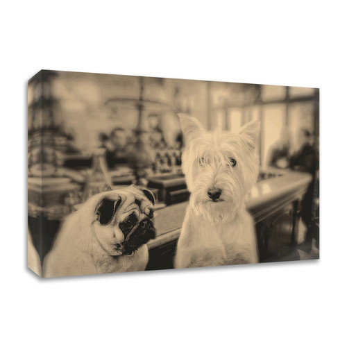 Singles Night Wrapped Canvas Print Wall Art