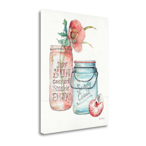 Sea Finds II Wrapped Canvas Print Living Room Wall Art