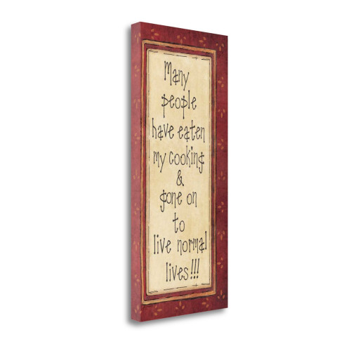 My Cooking 1 Wrapped Canvas Print Living Room Wall Art