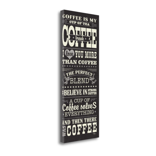 Coffee Lovers I Wrapped Canvas Print Living Room Wall Art