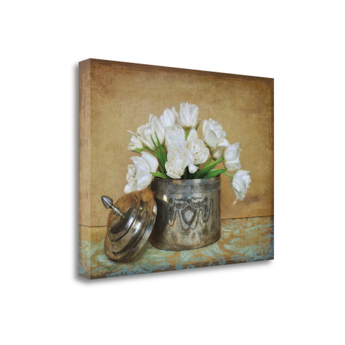 Vintage Tulips II Wrapped Canvas Print Living Room Wall Art