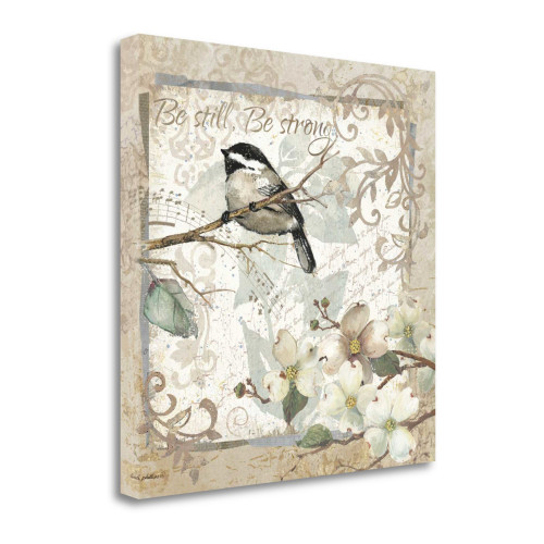 Be Still Be Strong Border 1 Wrapped Canvas Print Wall Art