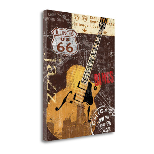 Chi Town 9 Wrapped Canvas Print Wall Art