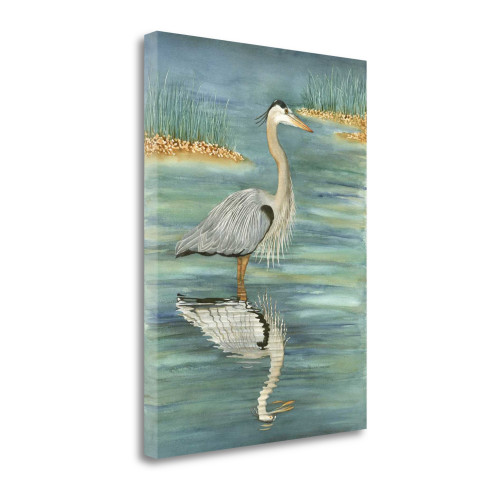 Blue 5 Wrapped Canvas Print Living Room Wall Art