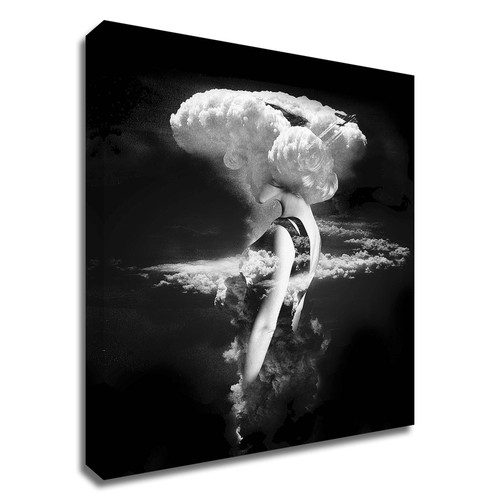 War Goddess Wrapped Canvas Print Wall Art
