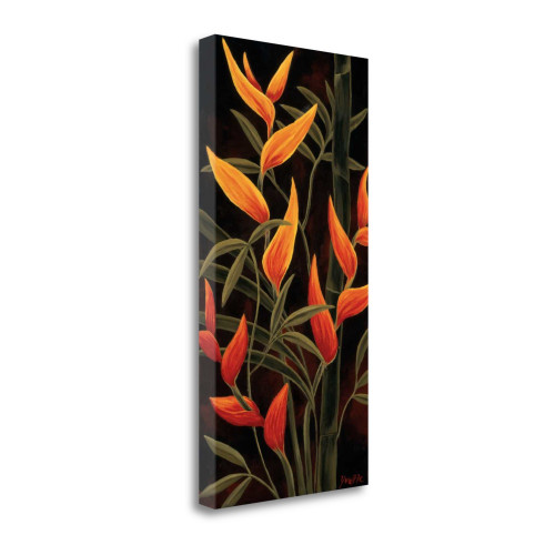 Sunburst Blossoms 2 Wrapped Canvas Print Wall Art