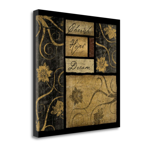 Cherish Hope Dream 2 Wrapped Canvas Print Living Room Wall Art