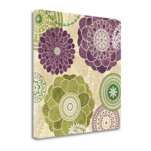 Garden Melody I Wrapped Canvas Print Living Room Wall Art