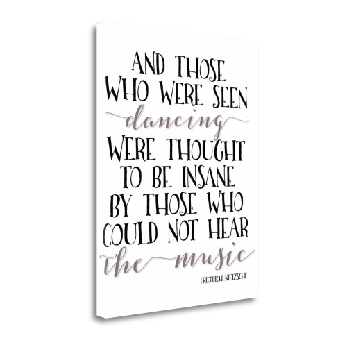 Seen Dancing 1 Wrapped Canvas Print Living Room Wall Art