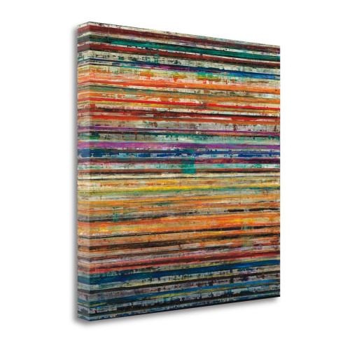 Shattered Earth 2 Wrapped Canvas Print Wall Art
