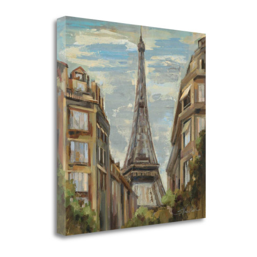 A Moment In Paris I Wrapped Canvas Print Living Room Wall Art