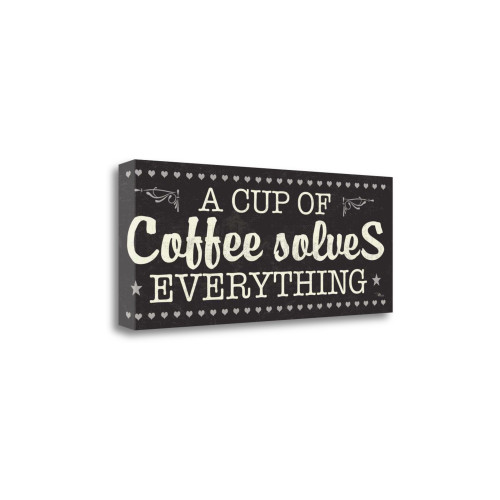 Coffee Lovers III Wrapped Canvas Print Living Room Wall Art