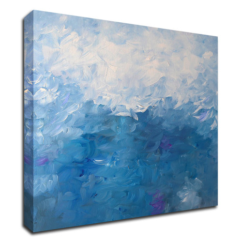 Water Lily Wrapped Canvas Print Wall Art