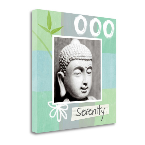 Serenity 2 Wrapped Canvas Print Living Room Wall Art