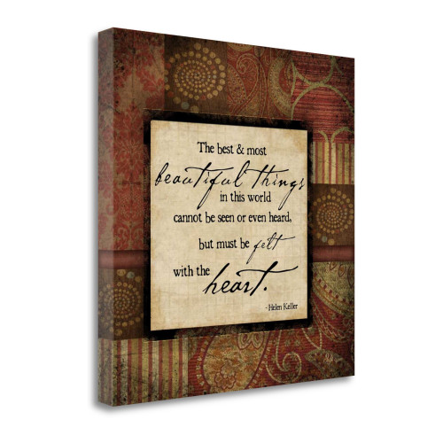 Beautiful Things 1 Wrapped Canvas Print Living Room Wall Art