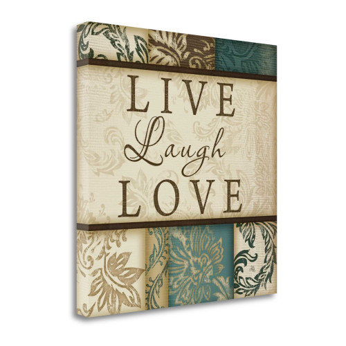 Live Laugh Love 13 Wrapped Canvas Print Living Room Wall Art