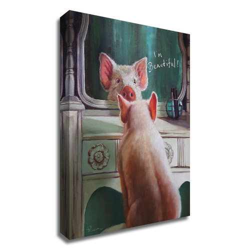 "Affirmation" Wrapped Canvas Print Wall Art