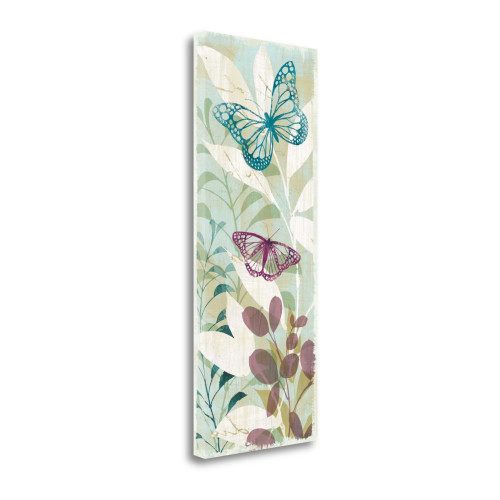 Fluttering Panel II Wrapped Canvas Print Living Room Wall Art