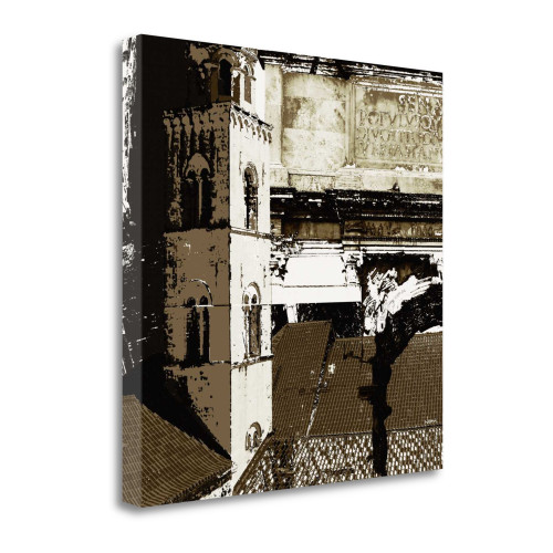 Architectural Renaissance II Wrapped Canvas Print Living Room Wall Art