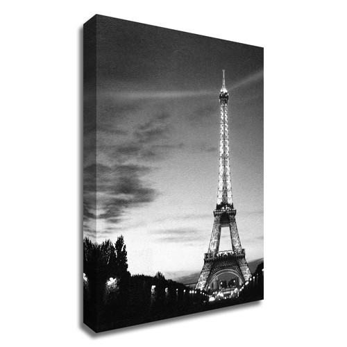 "Eiffel Tower" Wrapped Canvas Print Wall Art