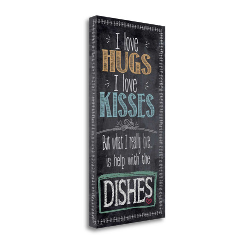 I Love 1 Wrapped Canvas Print Wall Art