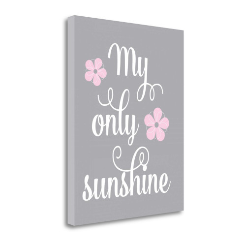 Sunshine II Wrapped Canvas Print Living Room Wall Art
