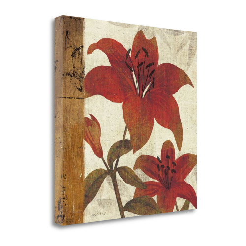 Floral Harmony II Wrapped Canvas Print Living Room Wall Art