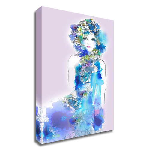 "Anemone" Wrapped Canvas Print Wall Art